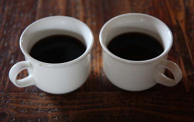 two cups coffee